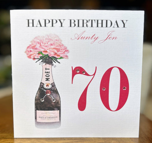 Happy 70th Bithday Personalised