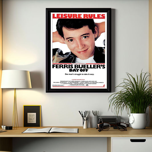 Ferris Bueller's Day Off Classic 1980s Print ready to frame A5/A4/A3
