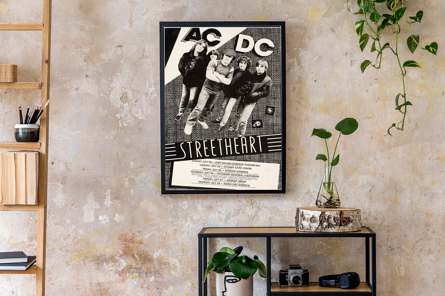 ACDC Streetheart Concert Poster